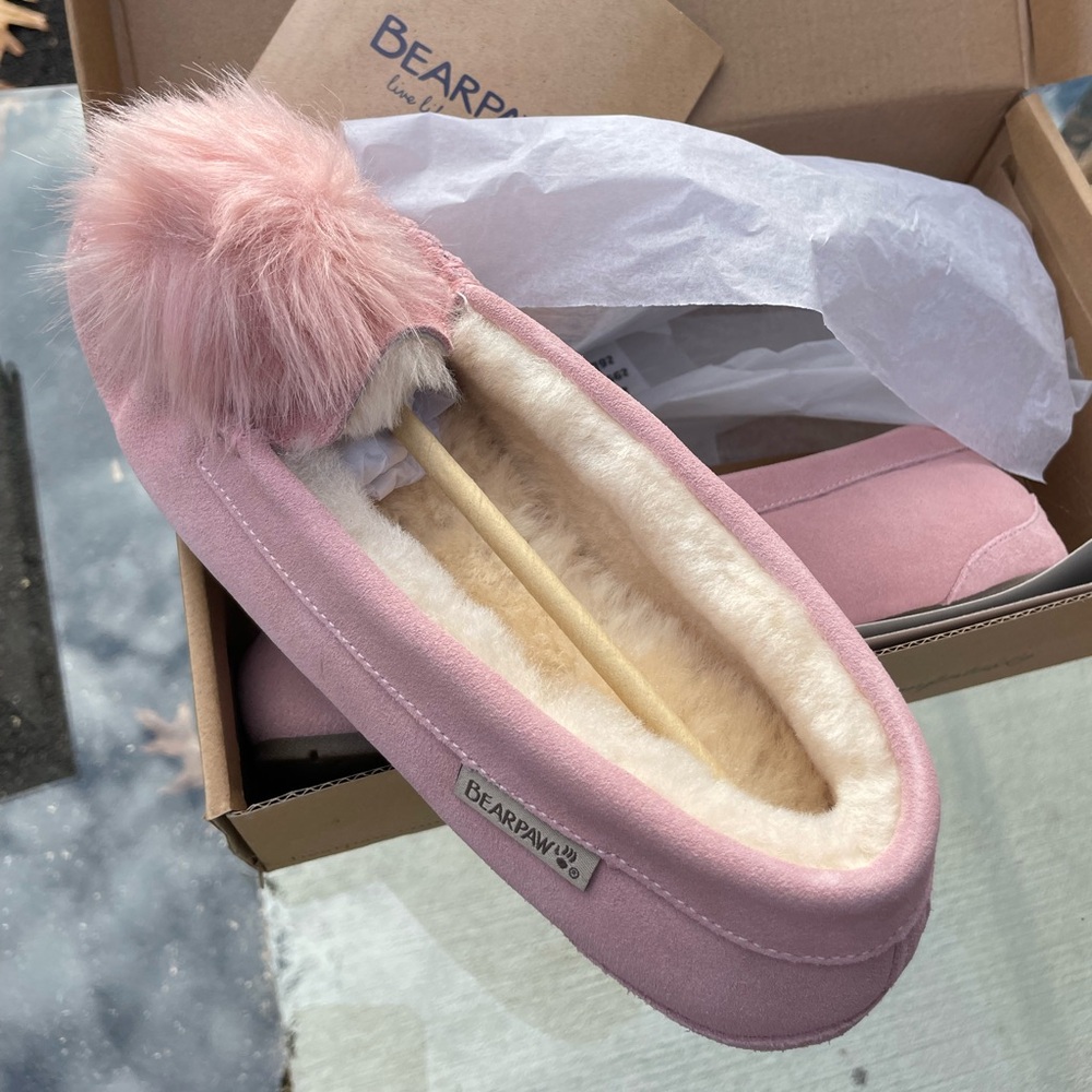 Bear paw slippers